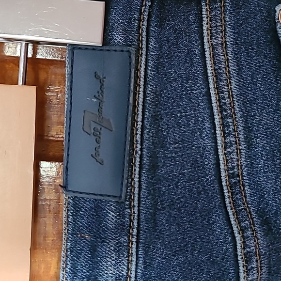 Seven 7 For All Mankind  Luxe Vintage. High Waist slim Kick Deep Soul size 25 - Picture 3 of 9
